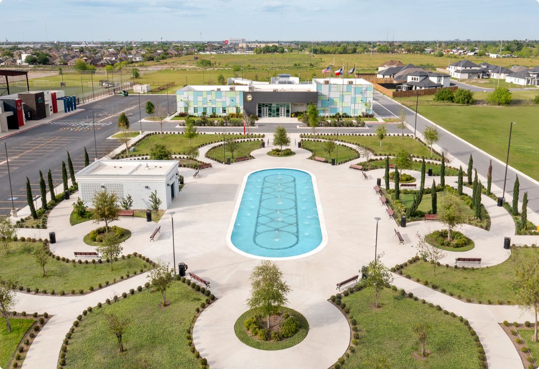 Pharr One Building: Community center in Pharr, Texas. Project Management construction by Brownstone